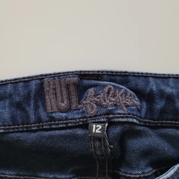 Kut from the kloth distressed dark denim jeans - Picture 3 of 8